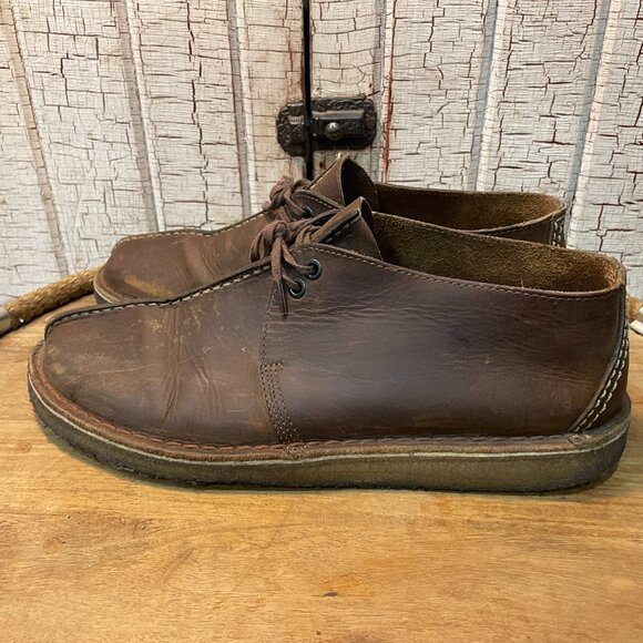 Retro Clarks Originals Desert Trek in brown beeswax leather. 11.5 - Picture 3 of 7